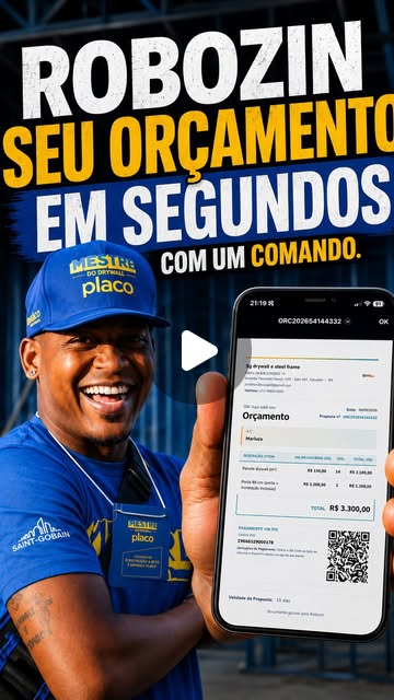 Exemplo de Reels do parceiro SG Drywall